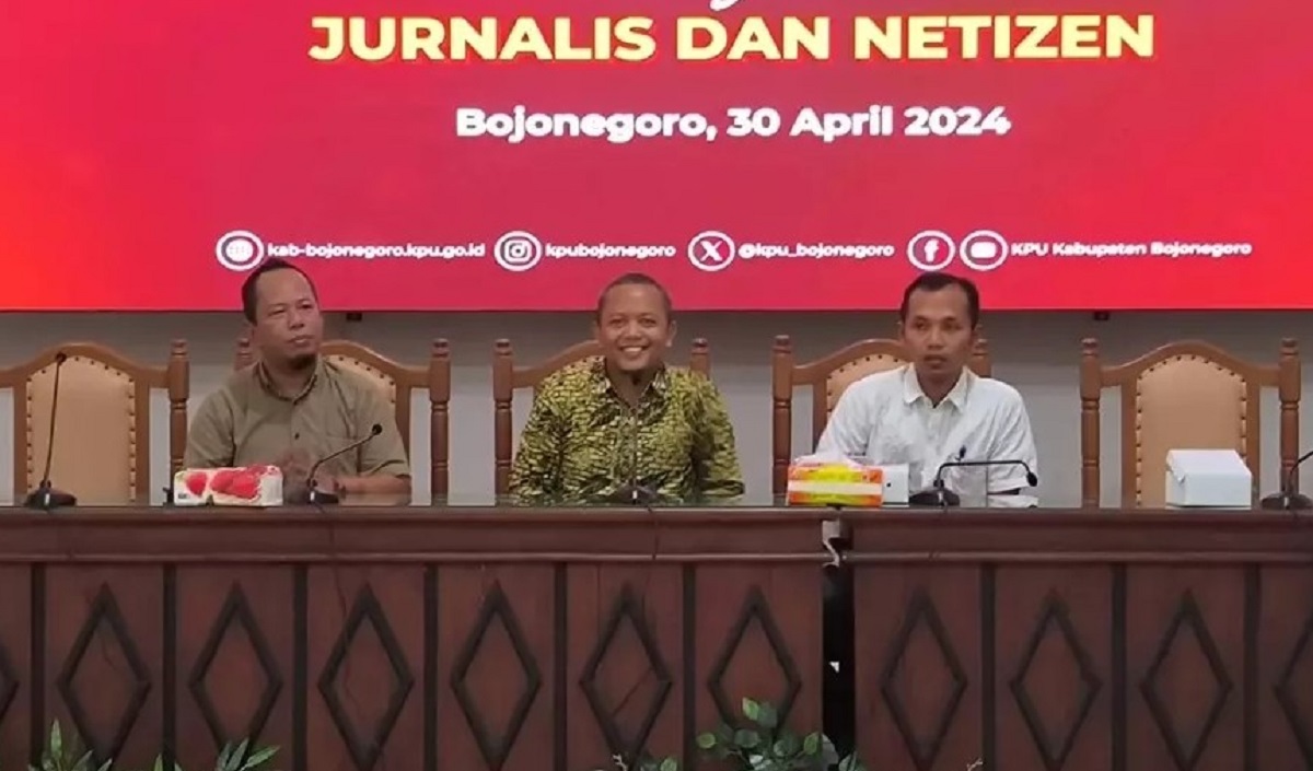 KPU Bojonegoro Bersama Wartawan dan Warganet Siap Sukseskan Pilkada 2024