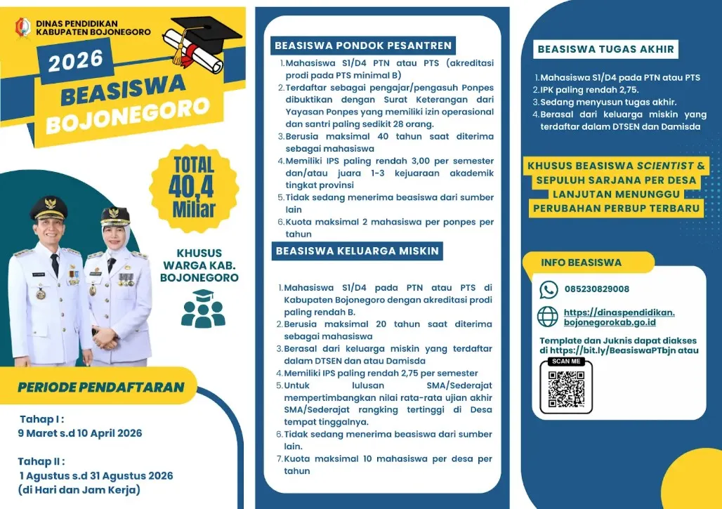 Beasiswa Bojonegoro 2026