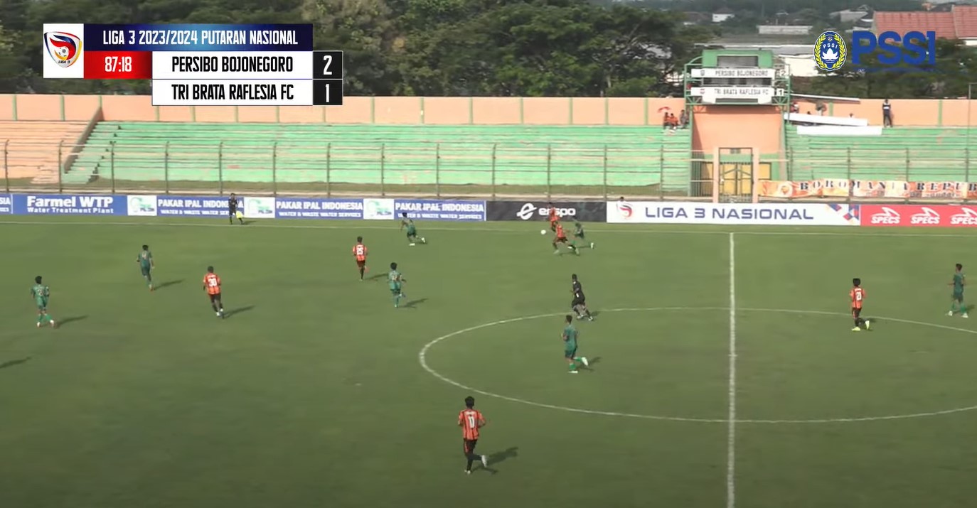 Hasil Persibo Bojonegoro vs Tri Brata Raflesia 2-1